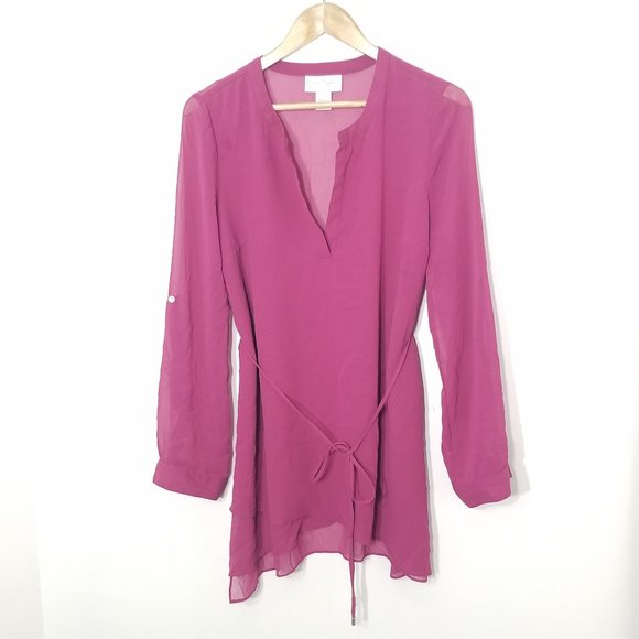 Jessica Simpson Tops - Jessica Simpson | Pink Maternity Long Sleeve Top Size Medium